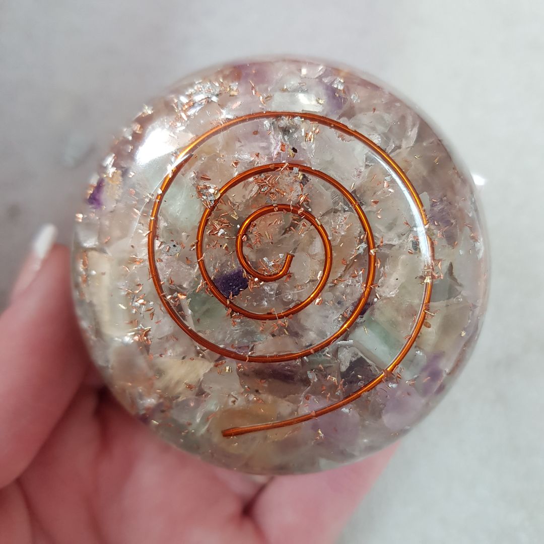 Orgonite Dome - Fluorite