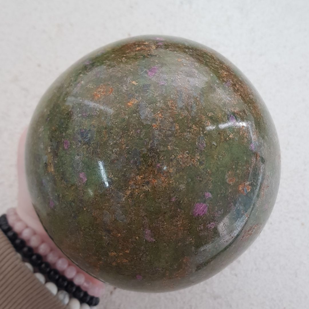 Ruby Zoisite - Large Sphere
