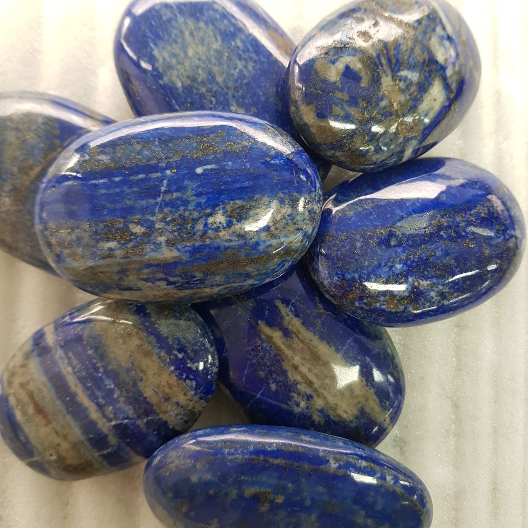 Lapis Lazuli Palm Stone - 7cm