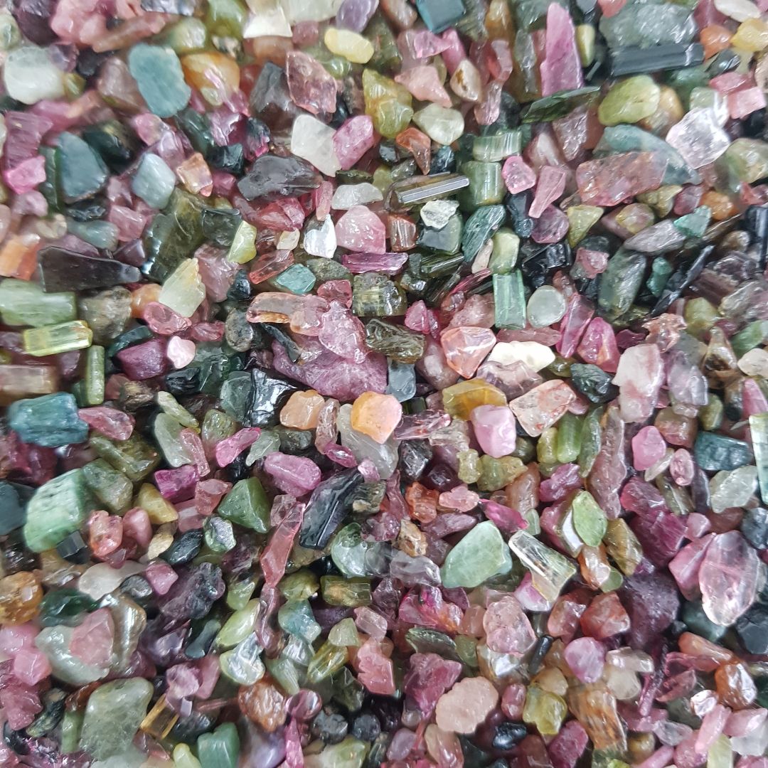 Watermelon Tourmaline Chips 200g