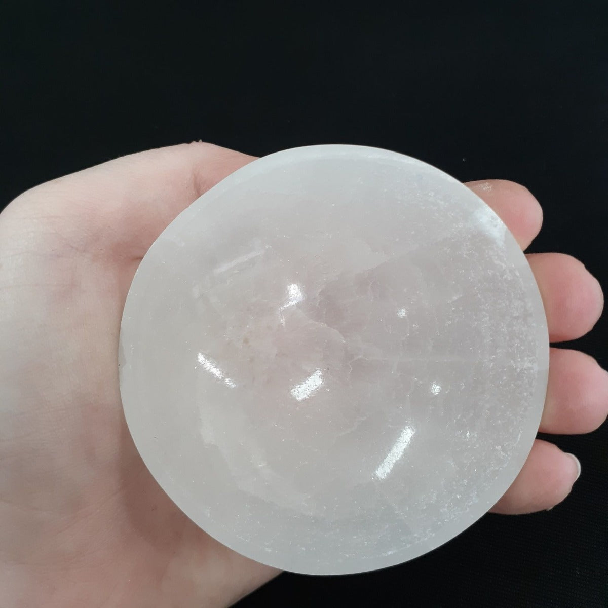 Selenite - Round Bowl 7cm-8cm