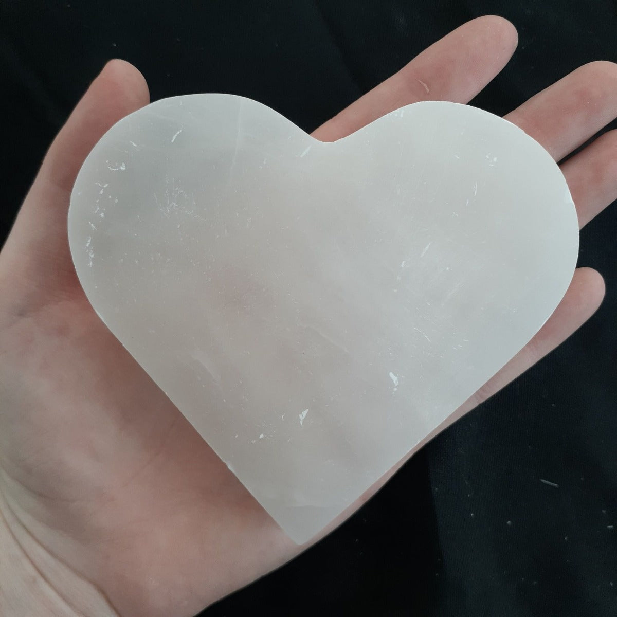 Selenite Charging Plate - Heart