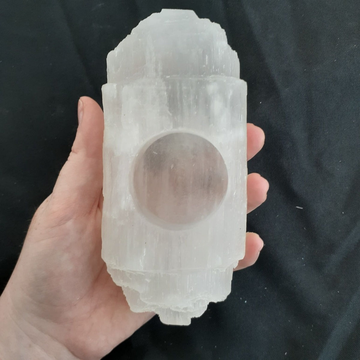 Selenite Log - Single Hole