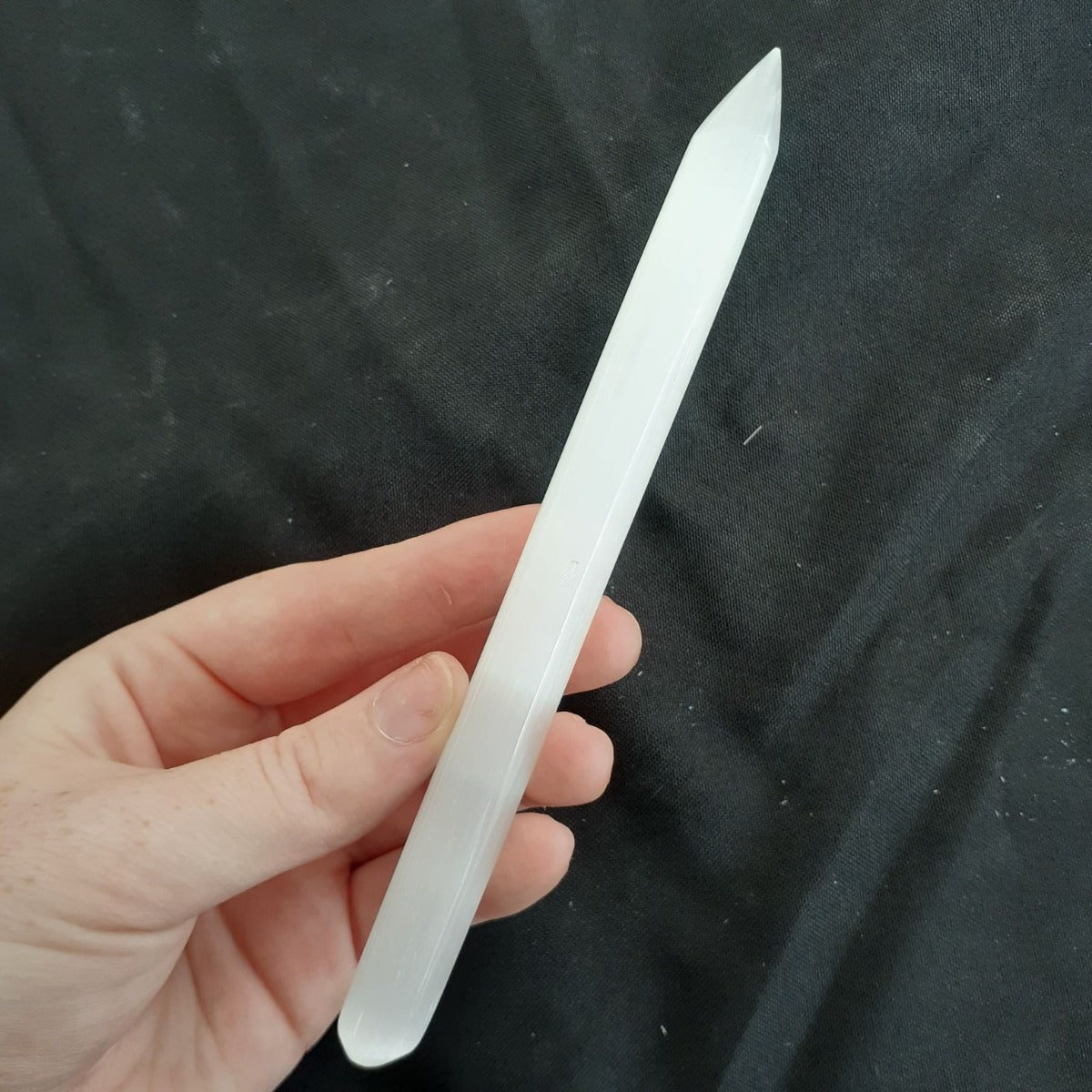 Selenite Wand - Thin Polished Point