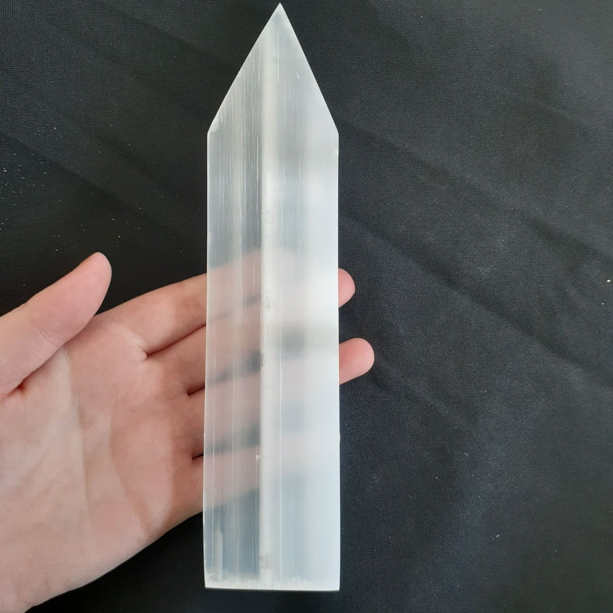 Selenite Flat - Point - 15cm