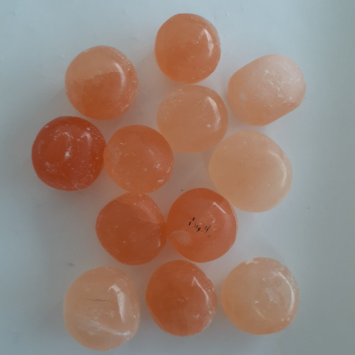 Selenite Tumbled - Orange 200g
