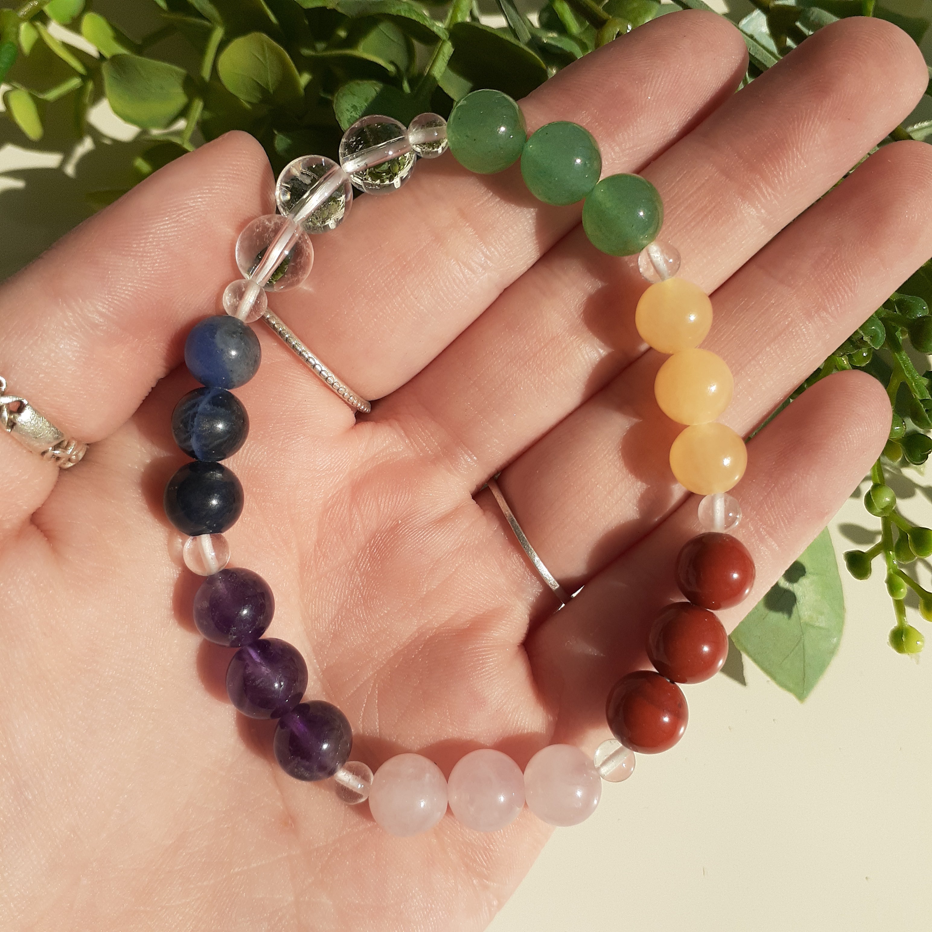 Mix Beads Bracelet-Chakra color