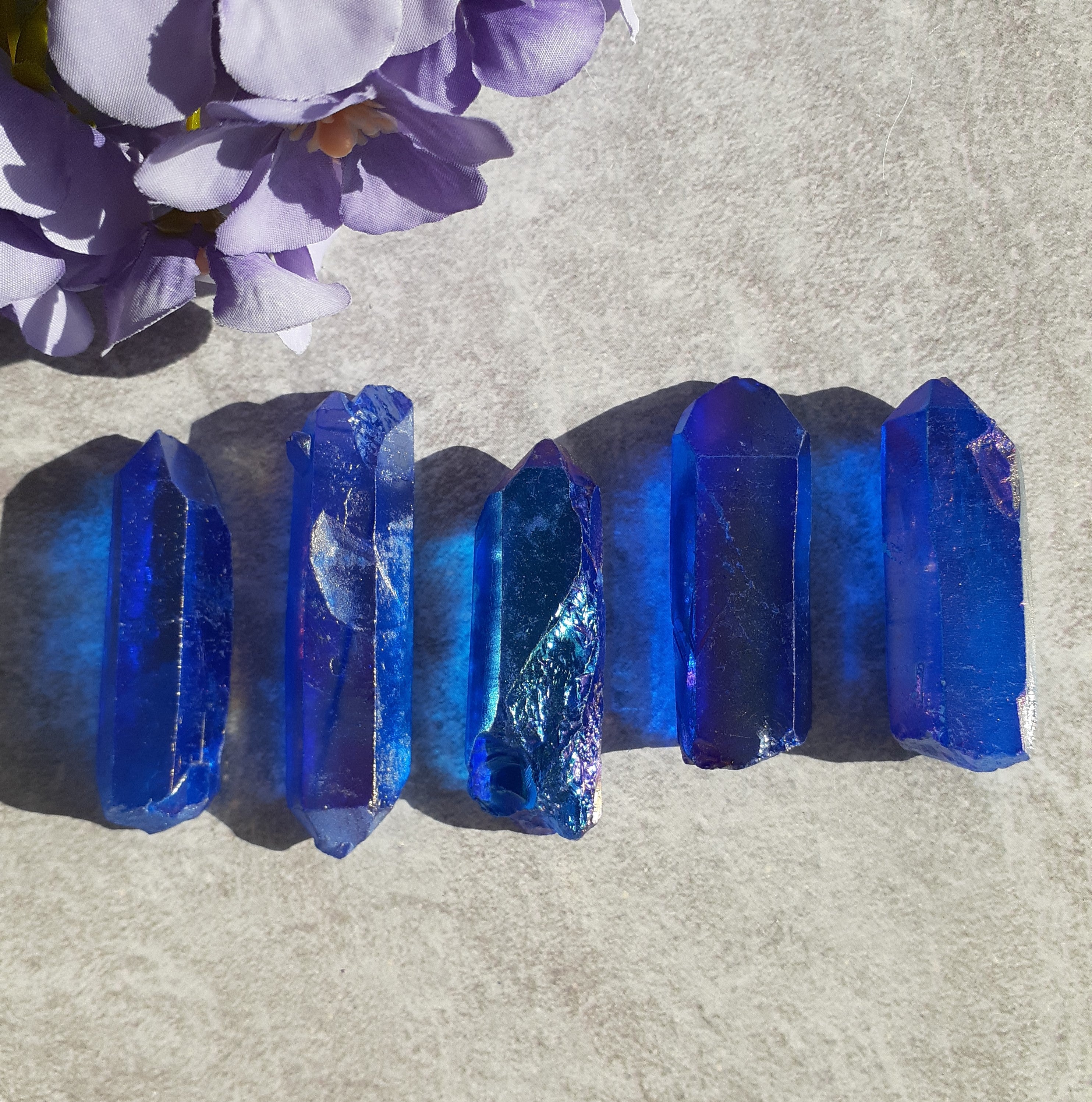 Dark Aqua - Dark Blue - Aura Point - 1pc