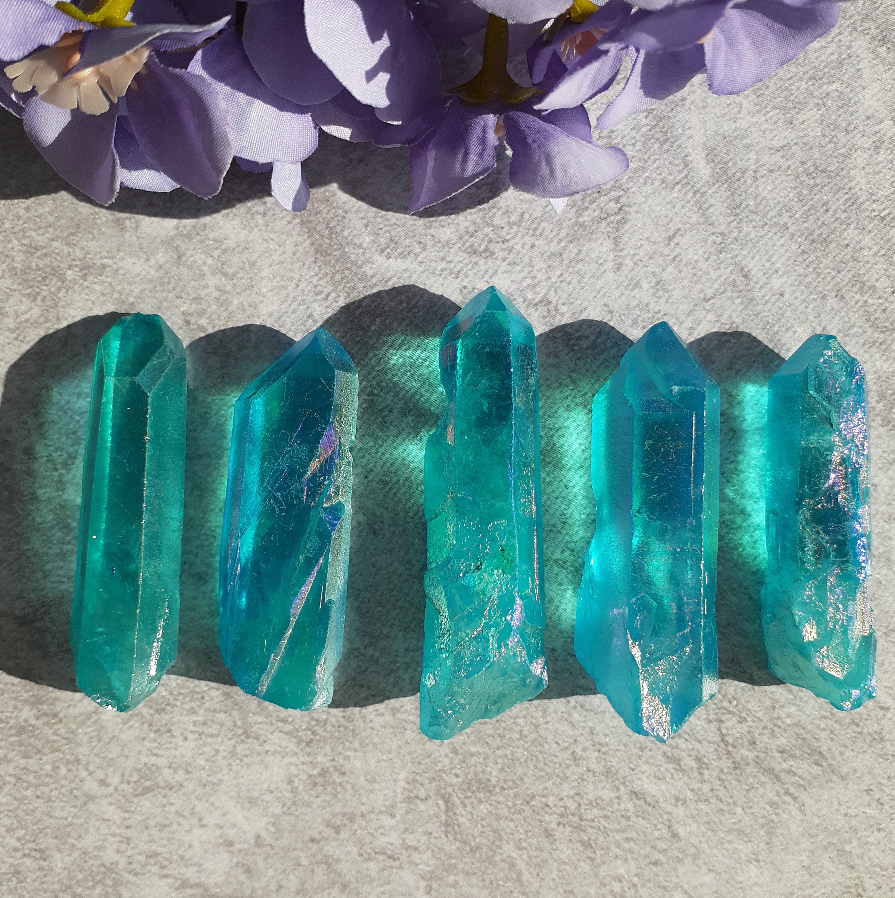 Aqua Blue - Aura Point - 1pc