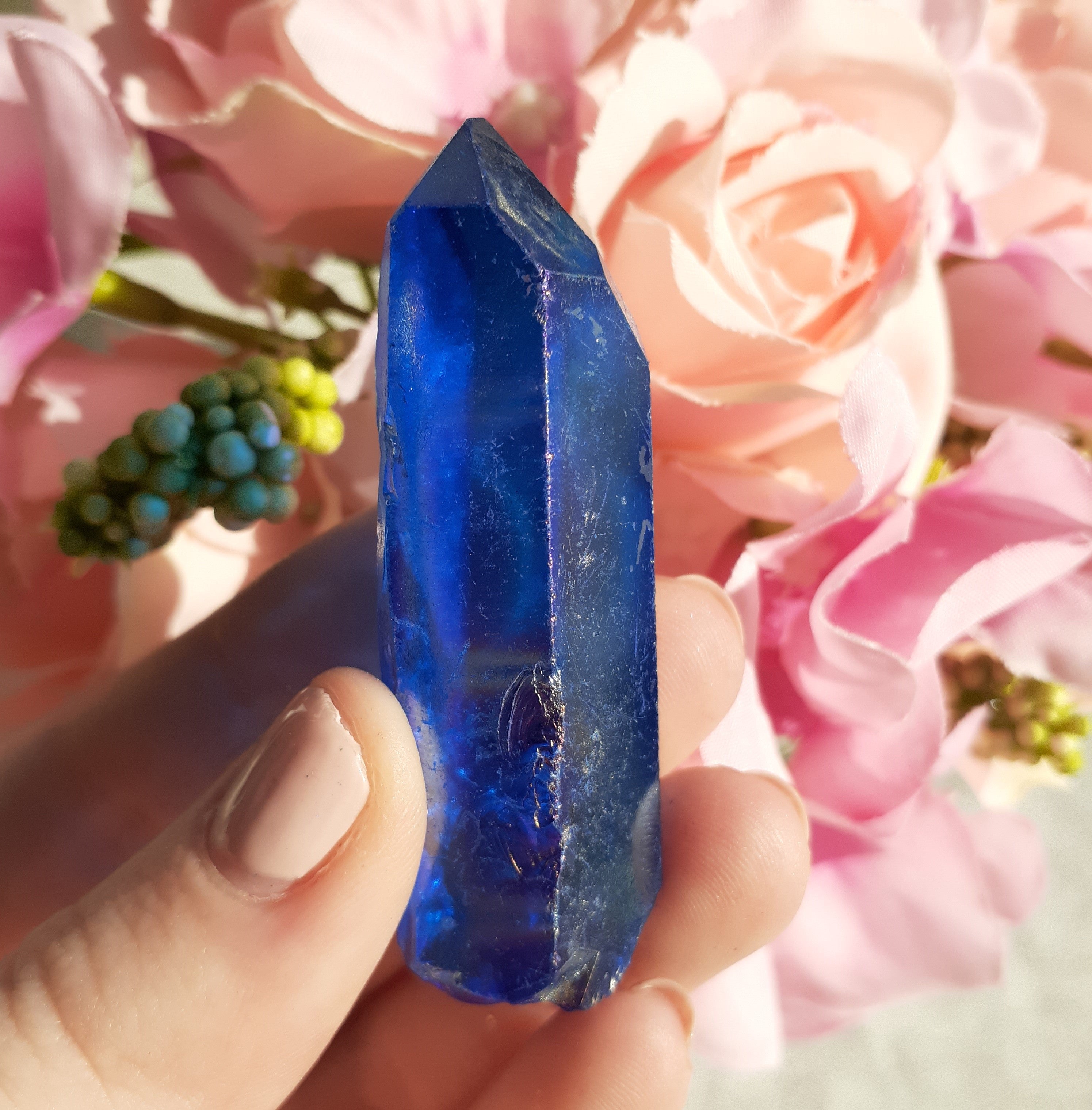 Dark Aqua - Dark Blue - Aura Point - 1pc