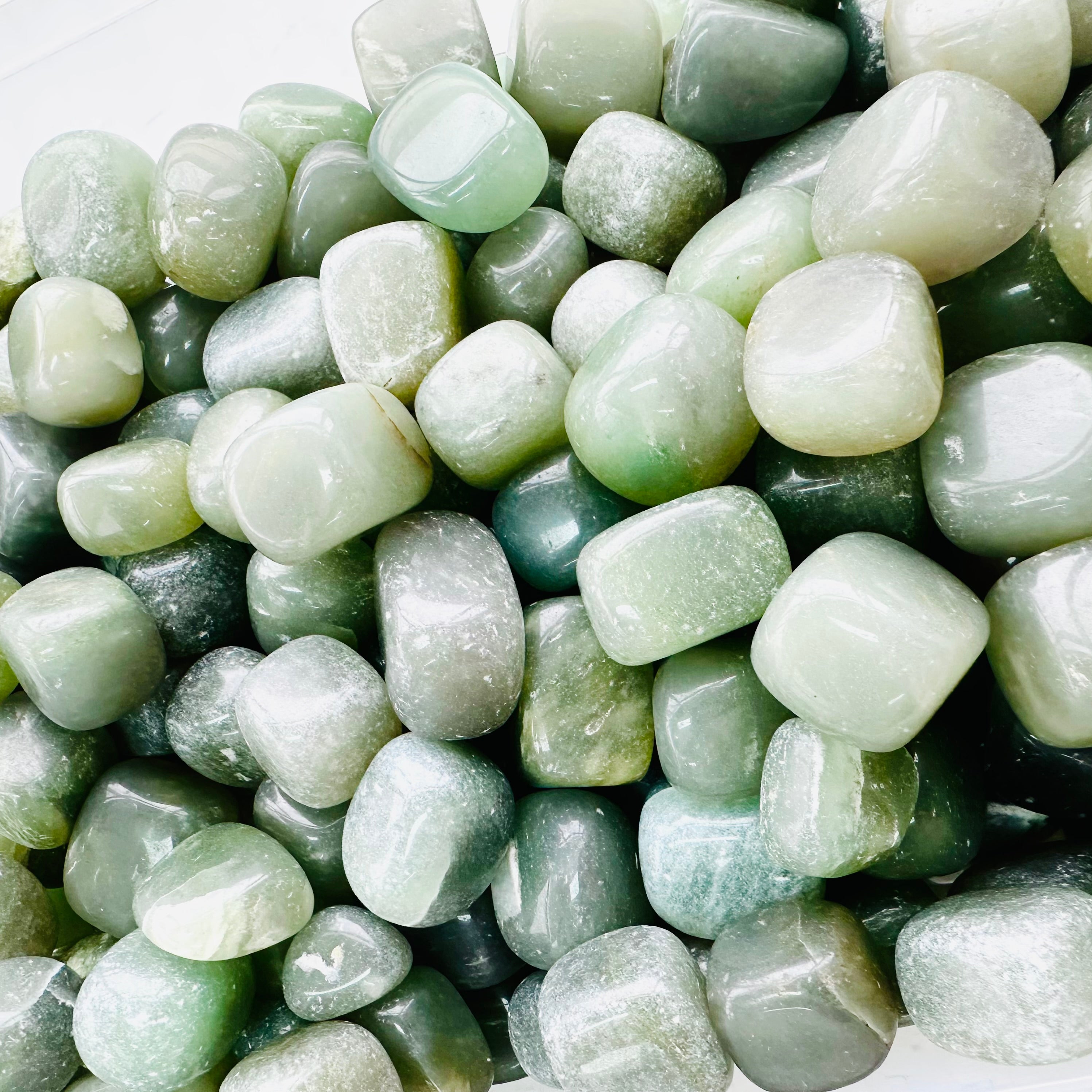 Green Ave Tumbled - B Grade - (8-12pc)