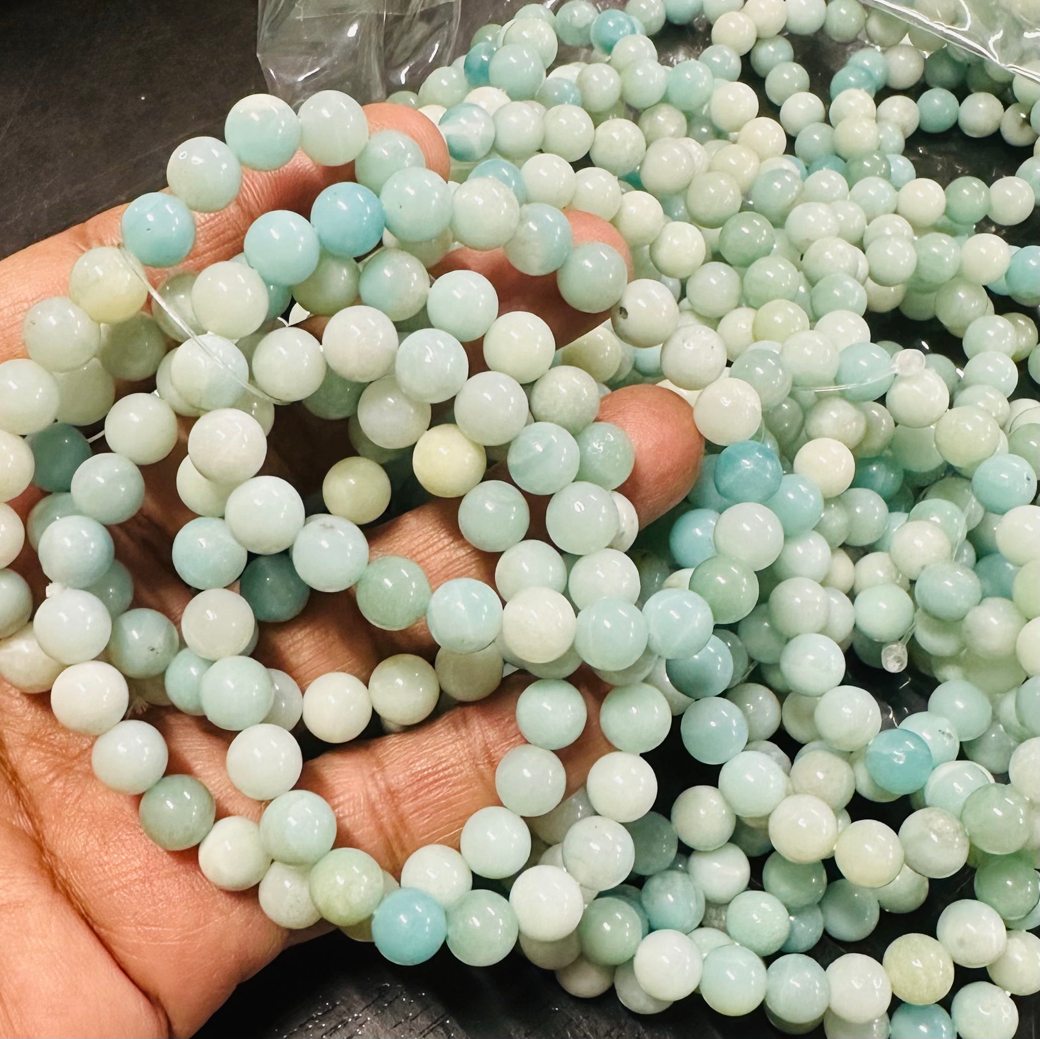 Amazonite Bead Bracelet - 8mm