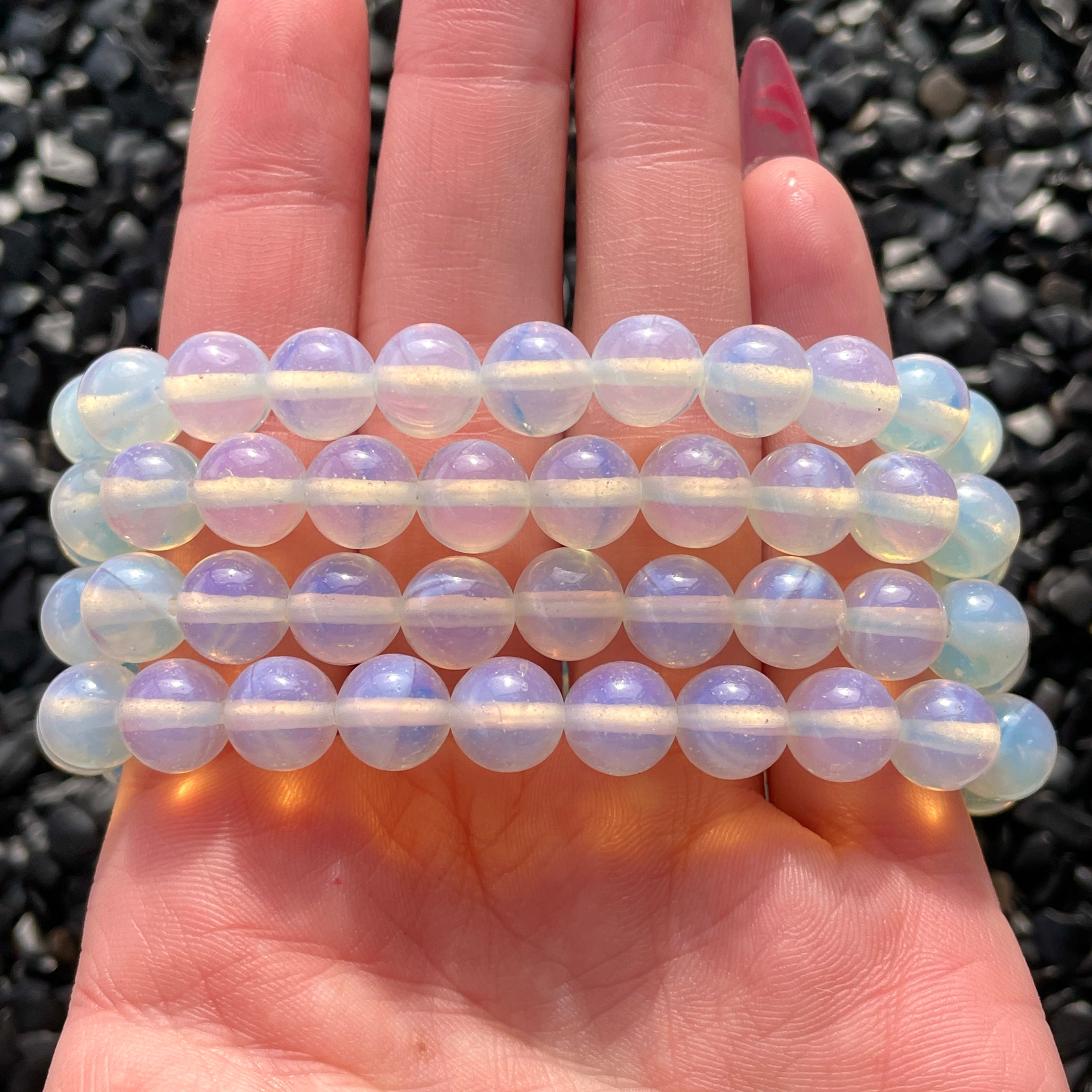 Opalite Beads Bracelet 8mm