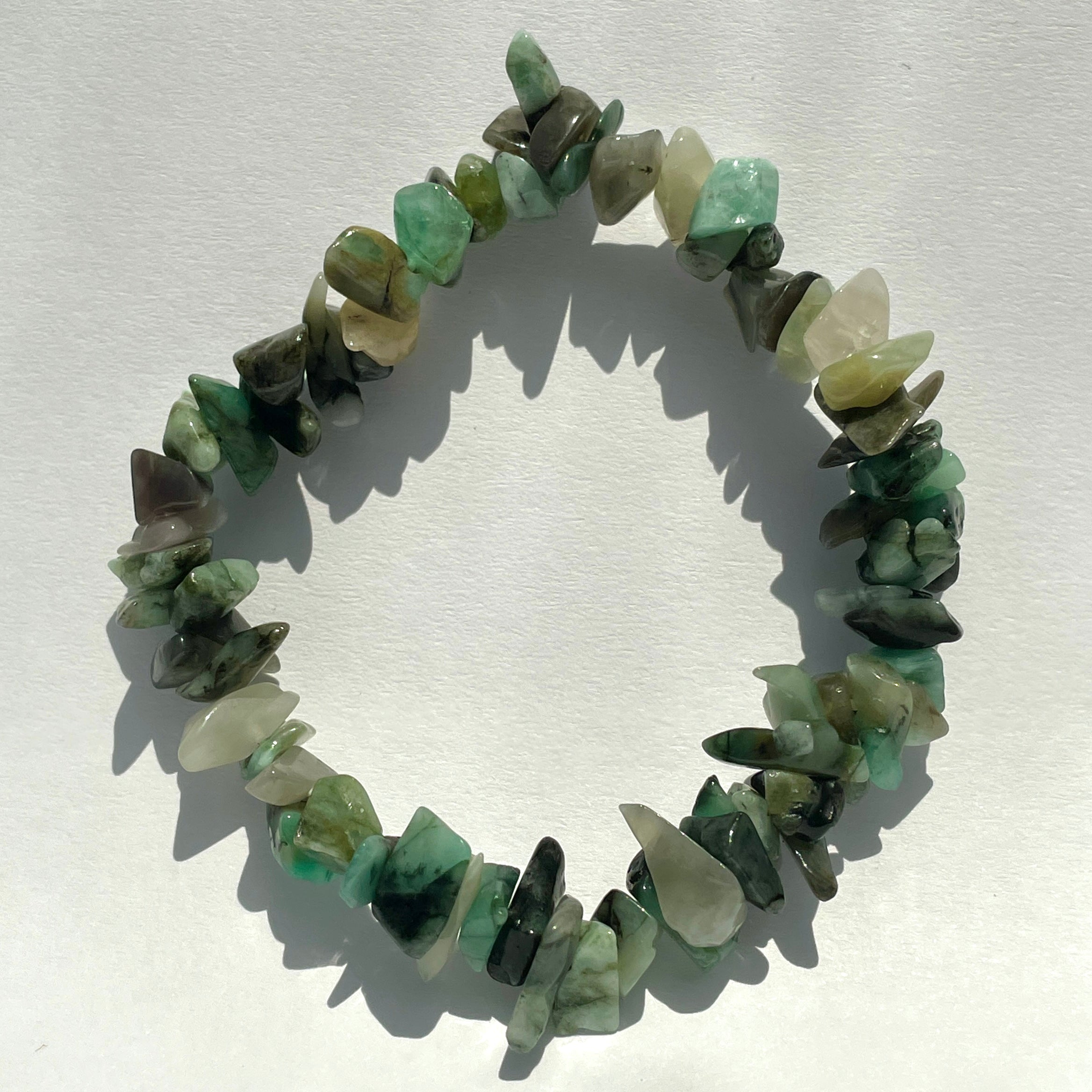 Emerald Chip Bracelet