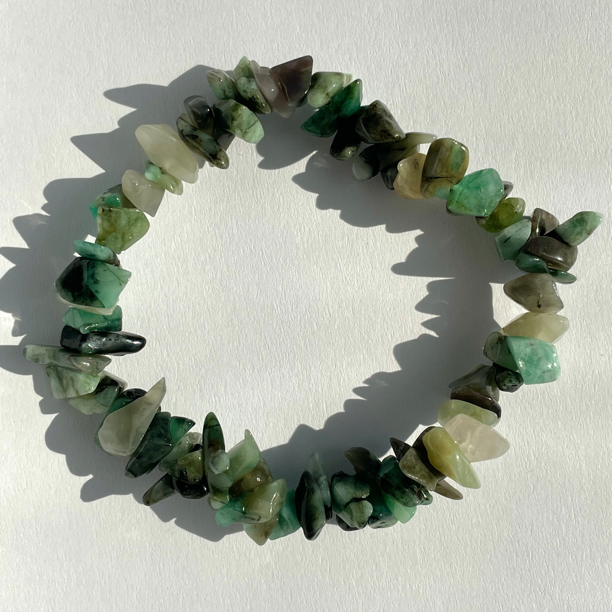 Emerald Chip Bracelet
