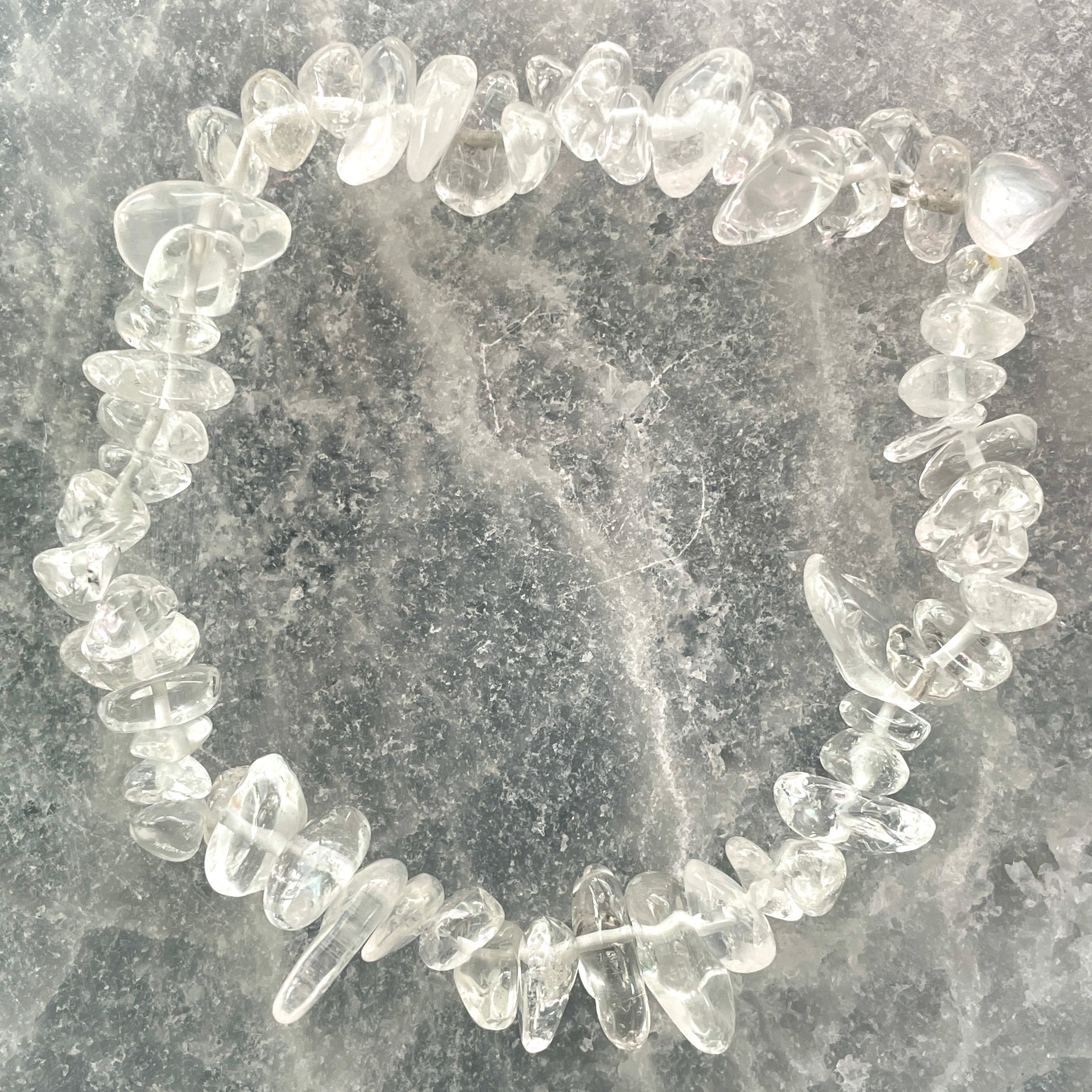 Clear Quartz Chip Bracelet (Q1/A)