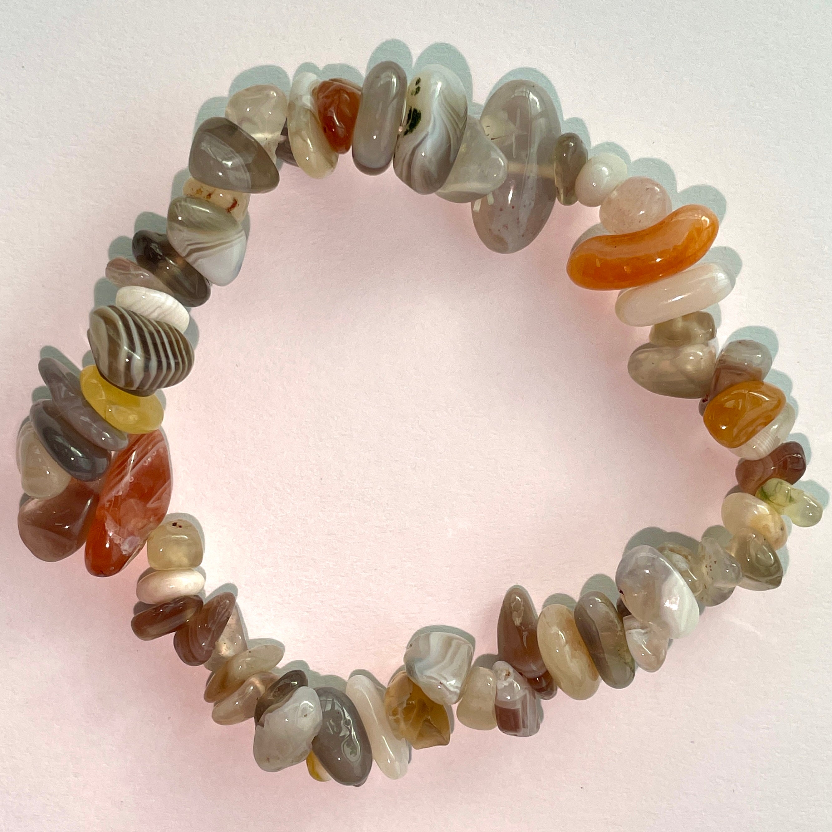 Botswana Agate Chip Bracelet