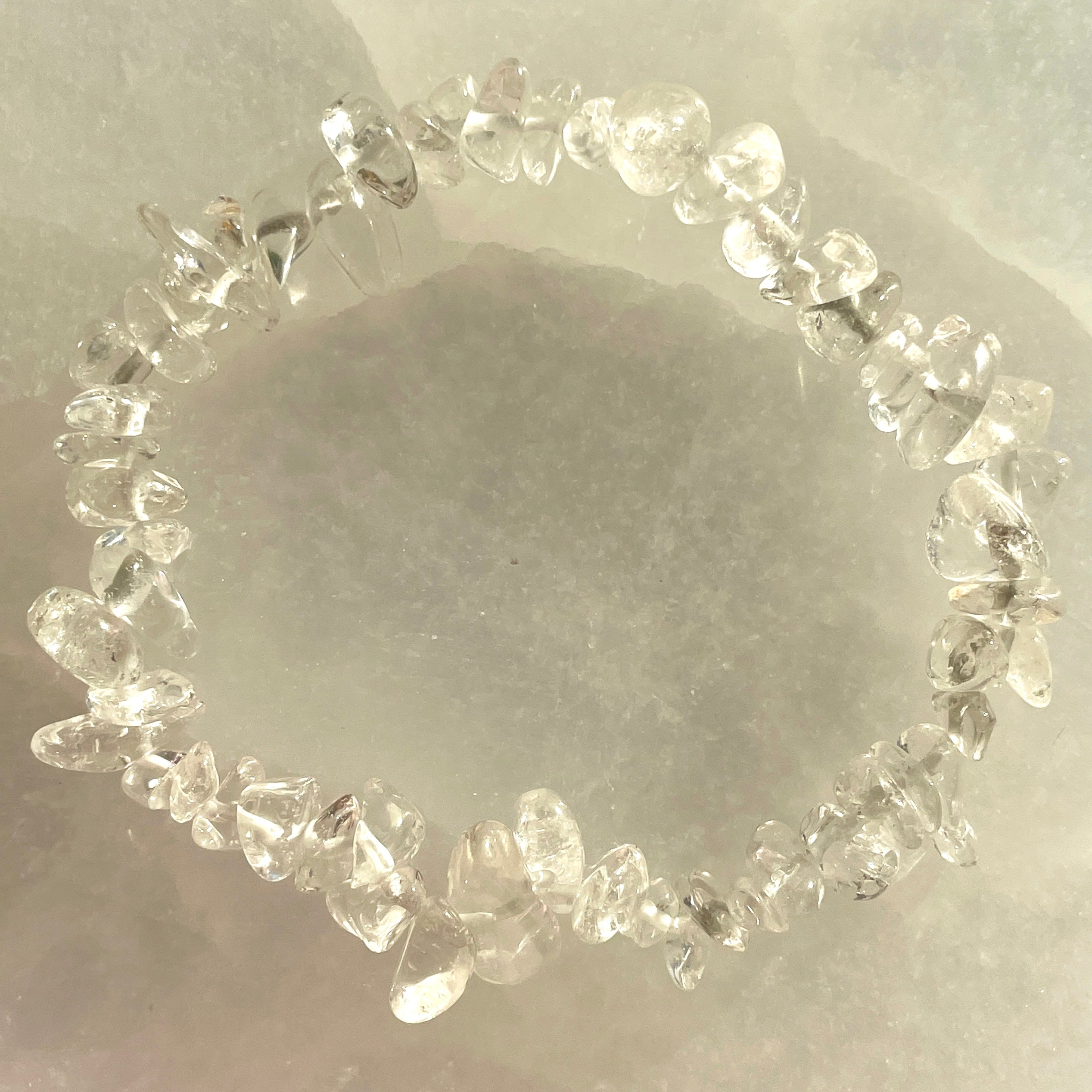 Clear Quartz Chip Bracelet (Q1/A)