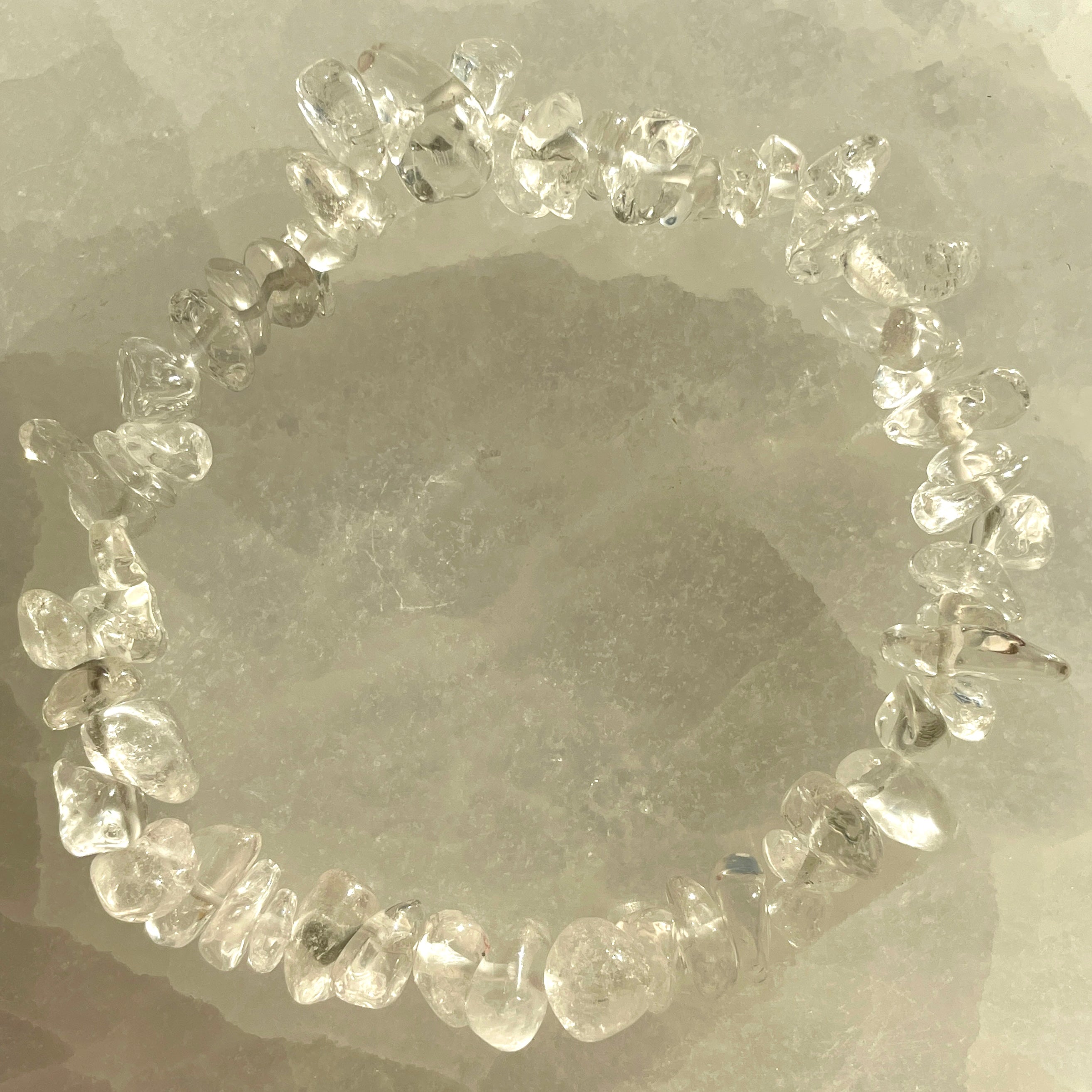 Clear Quartz Chip Bracelet (Q1/A)
