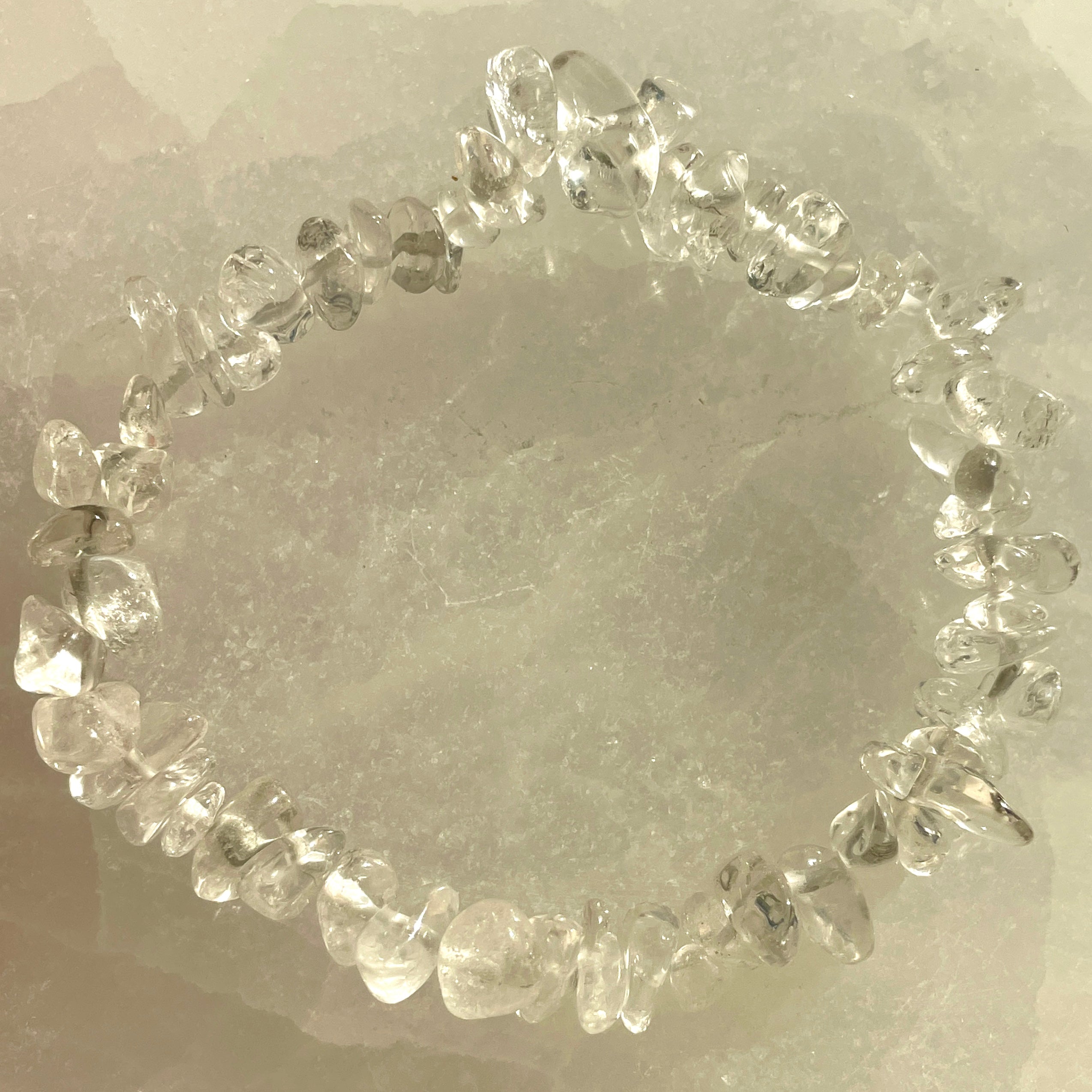 Clear Quartz Chip Bracelet (Q1/A)