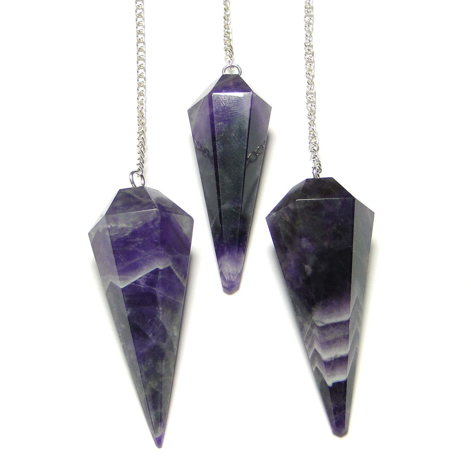 Amethyst Faceted Pendulum