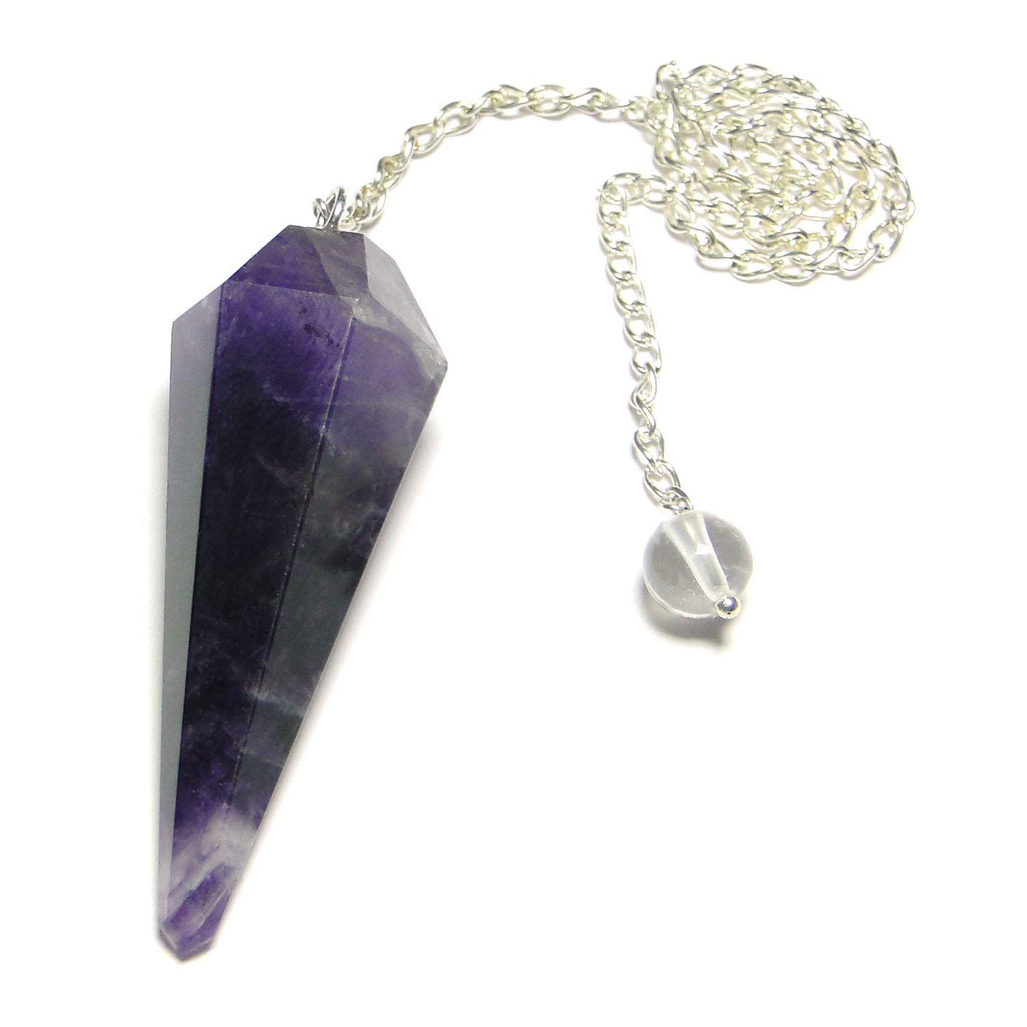Amethyst Faceted Pendulum 