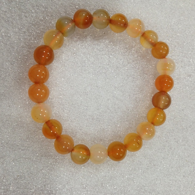 Carnelian Beads Bracelet - 8mm