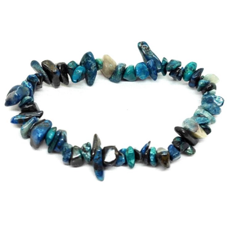 Chrysocolla Chip Bracelet