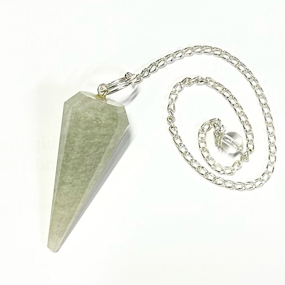 Green Ave-Faceted Pendulum - Light