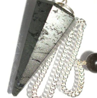 Hematite Faceted Pendulum