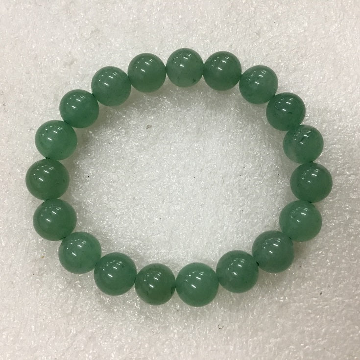 Green Aventurine Beads Bracelet - 10mm
