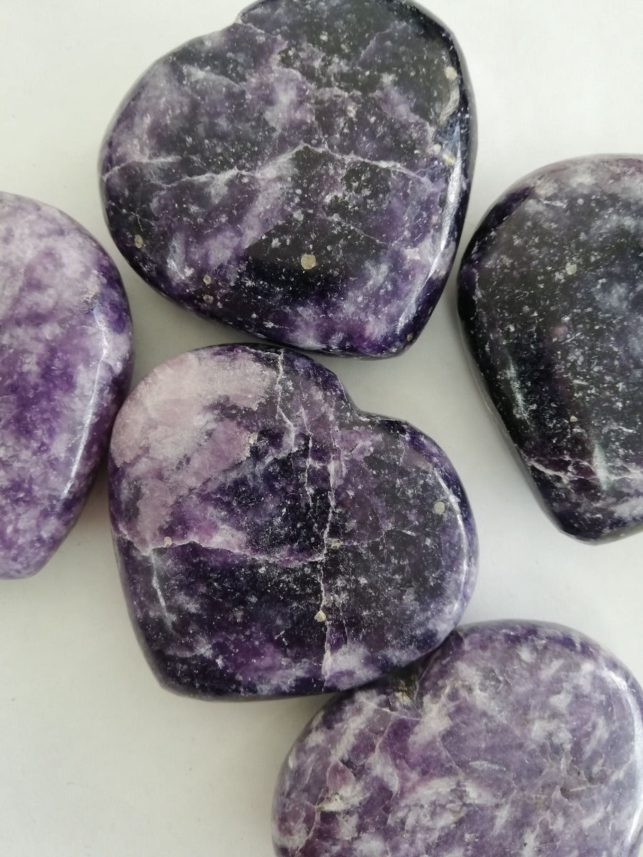Lepidolite Heart - 5cm