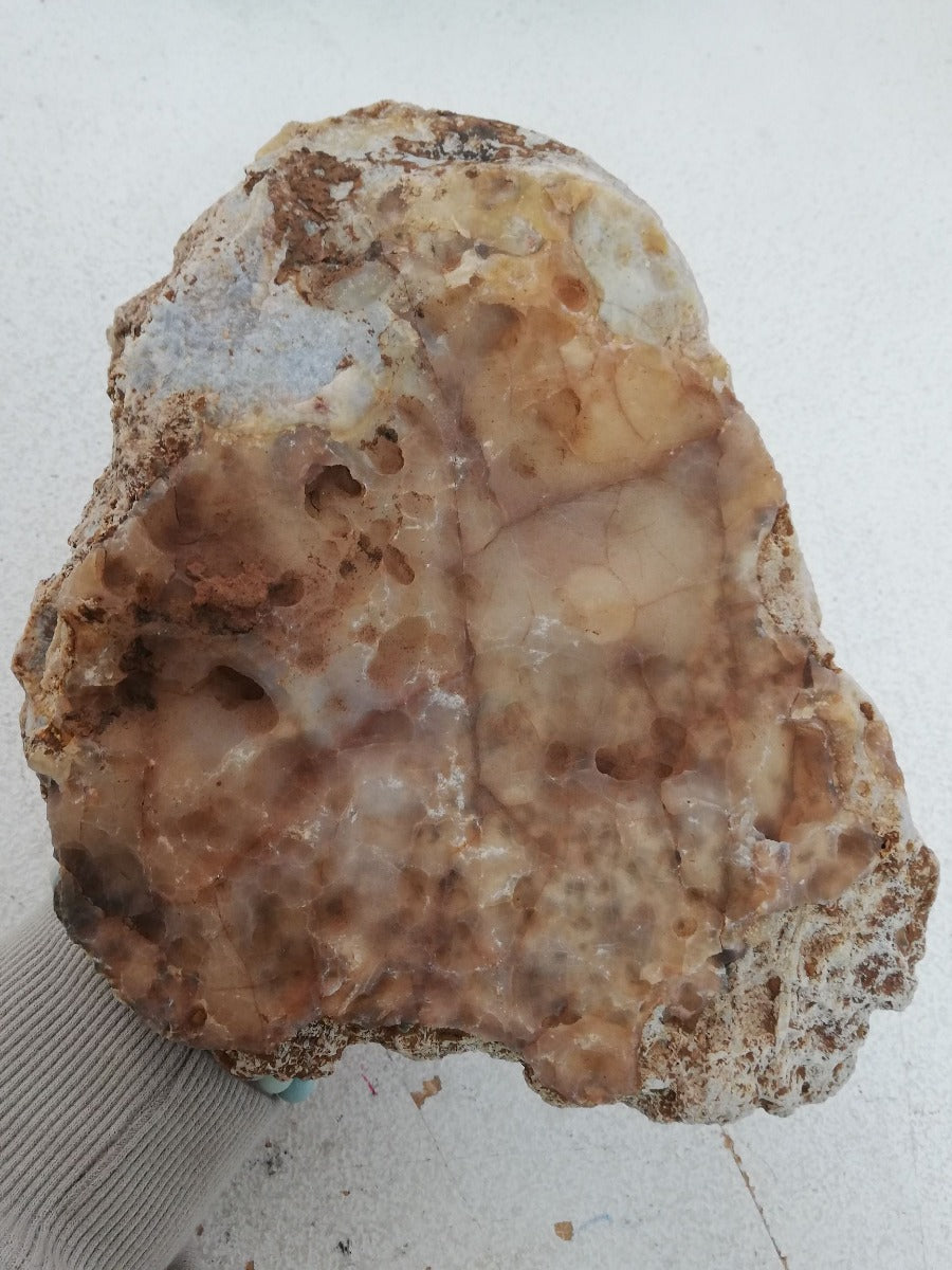 Pink Amethyst - Half Polished Druzy Slab