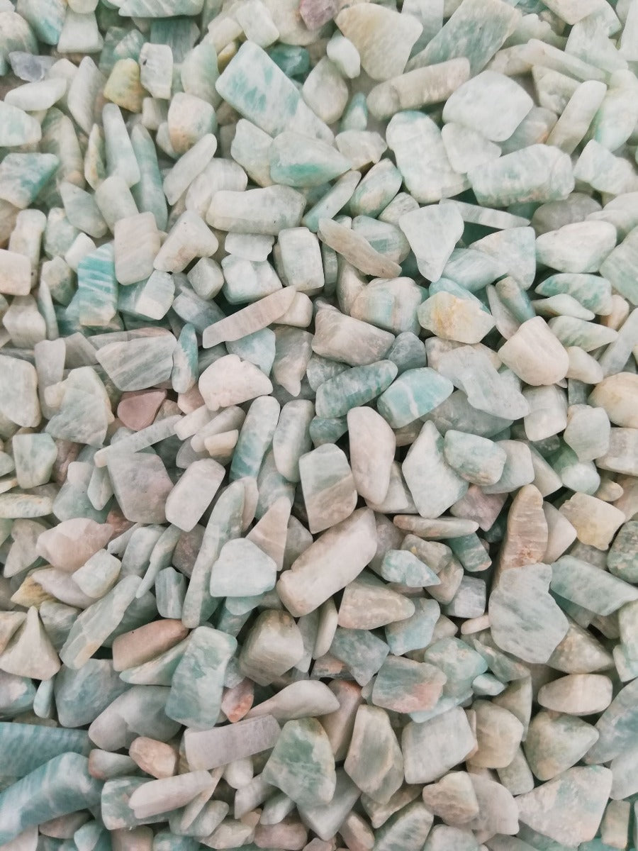 Amazonite Chips - 250g (IN)