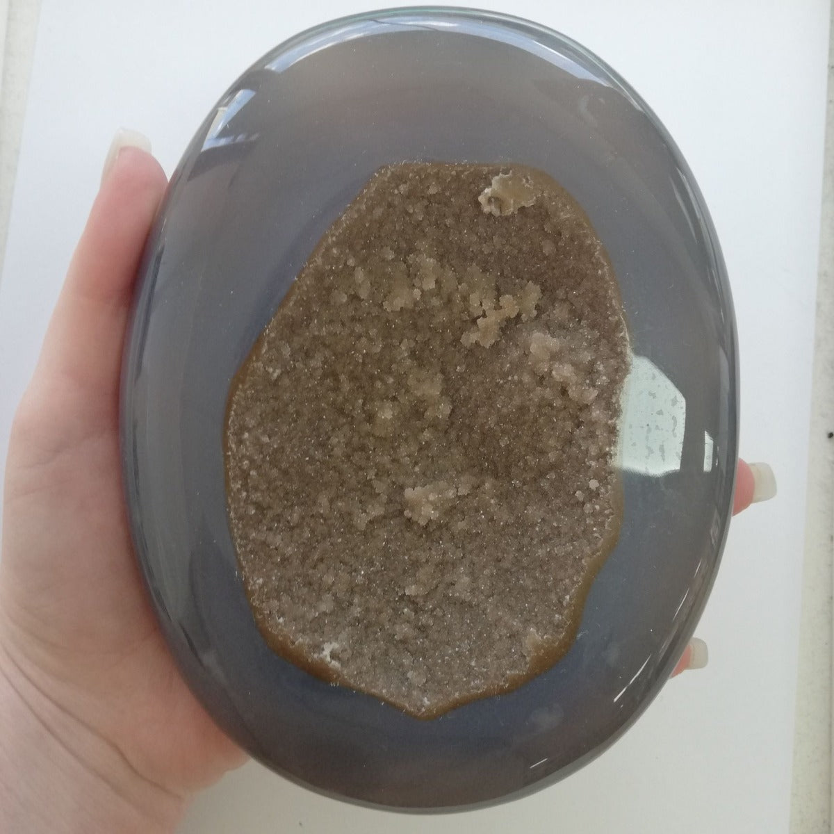 Druzy Agate - Polished Geode - 02