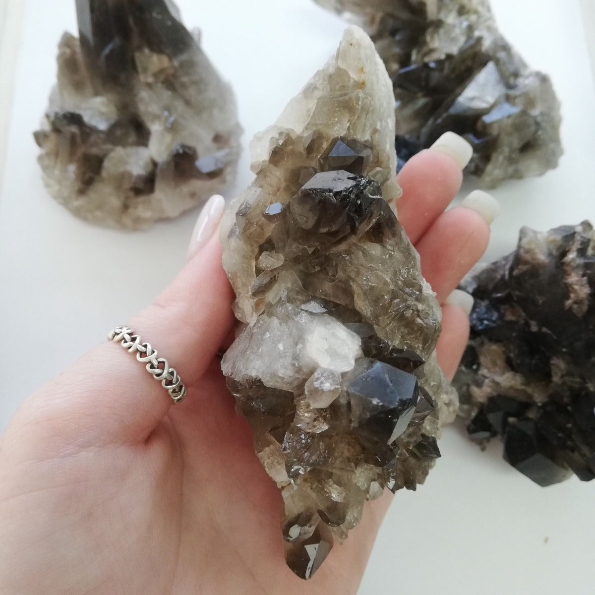 Smokey Quartz Cluster LGE (6-10cm) - 1pc