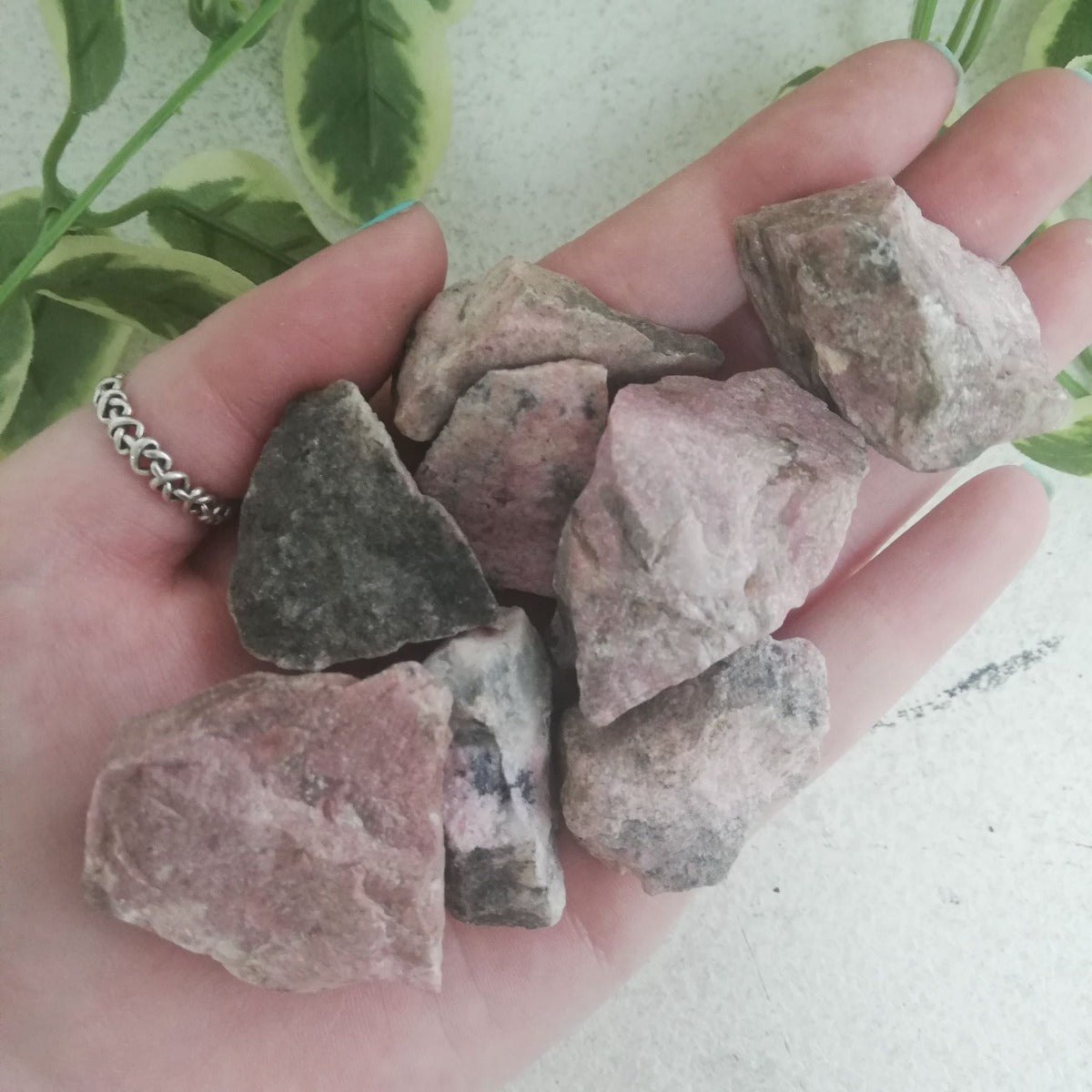 Rough Rhodonite - 200g