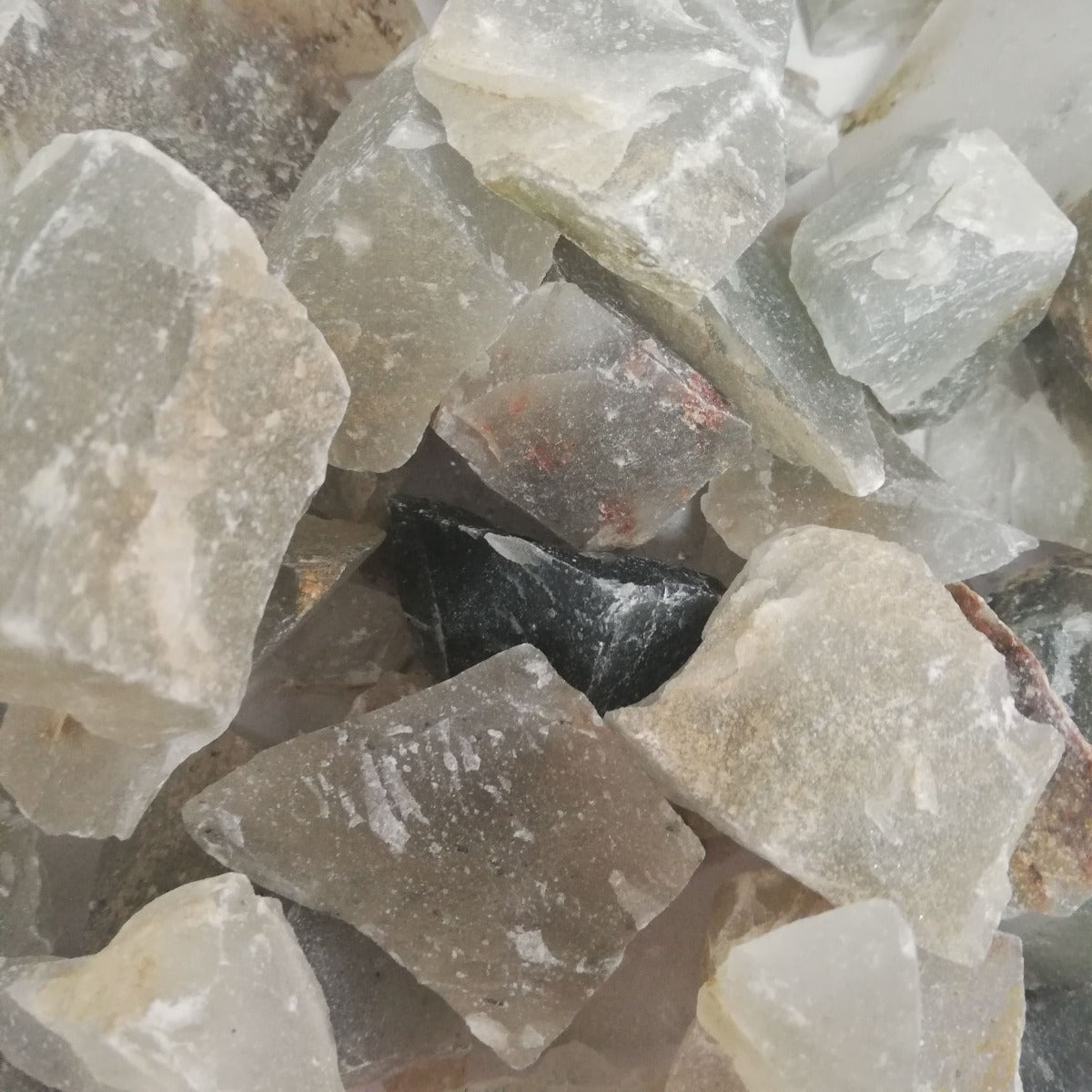 Rough Green Aragonite - 1KG