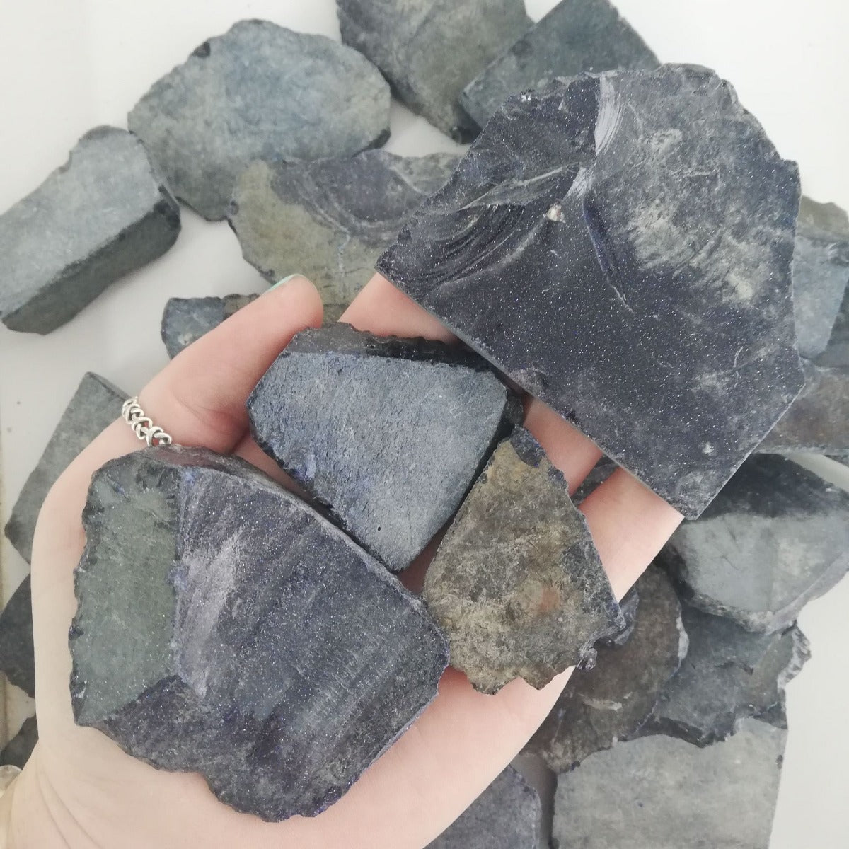 Rough - Slab - Blue Goldstone - 1KG