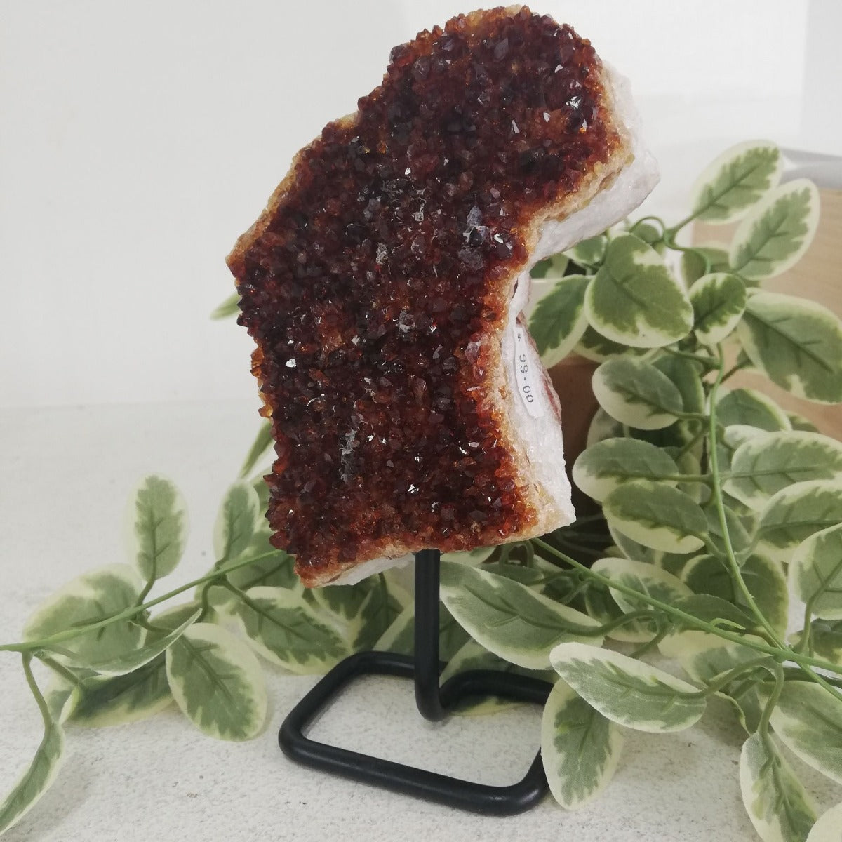 Citrine Cluster On Stand - 04