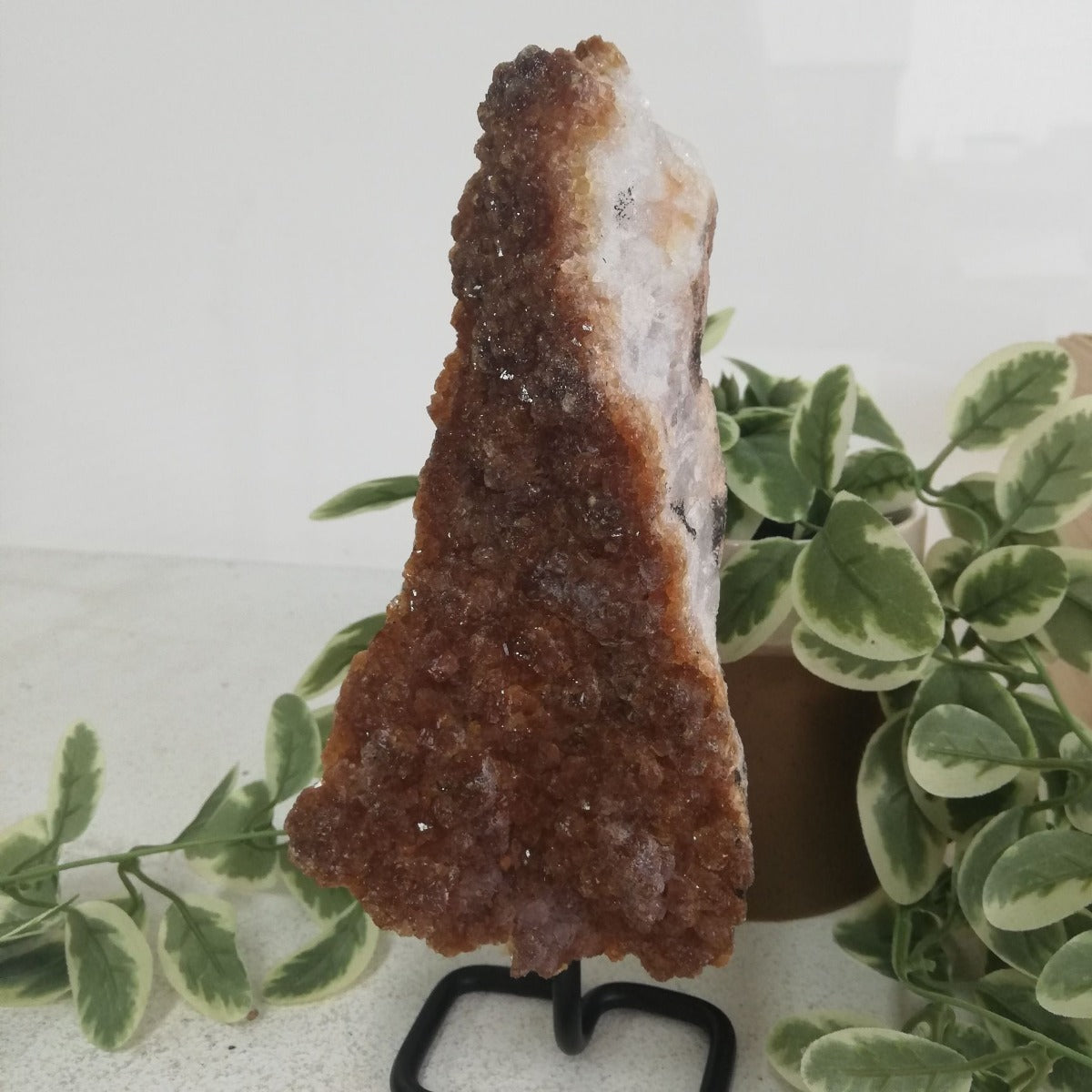 Citrine Cluster On Stand - 05