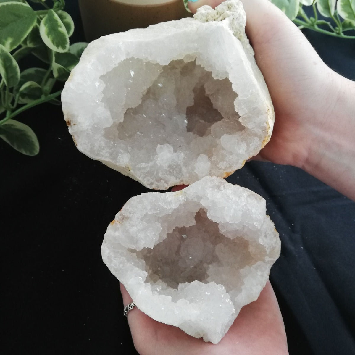 Quartz Geode - Large - Pair