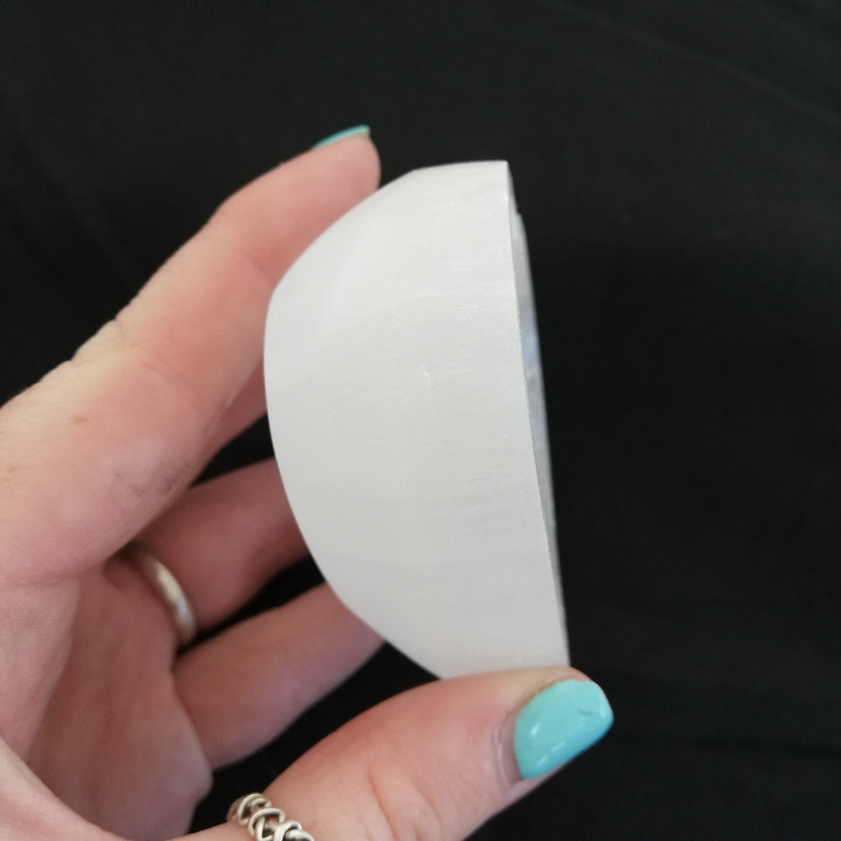 Selenite Small Heart Bowl - 6cm