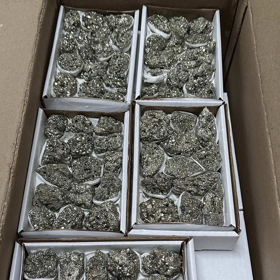 Pyrite Cluster Box - (Q1/A) 1KG