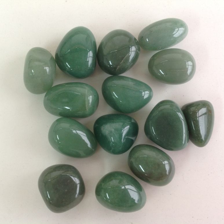 Green Aventurine Tumbled 200gms Q1 (10-15pc)