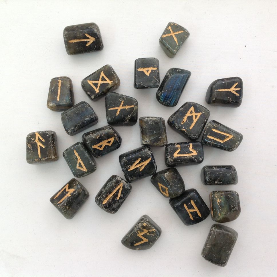 Labradorite Runes Set