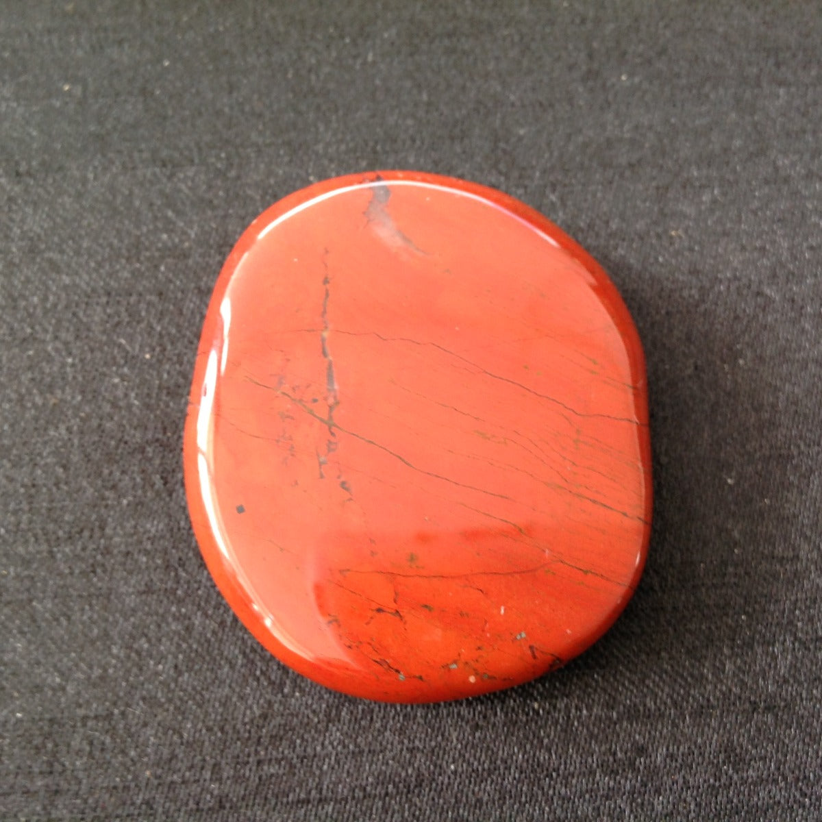 Pocket Palm Stone - Red Jasper