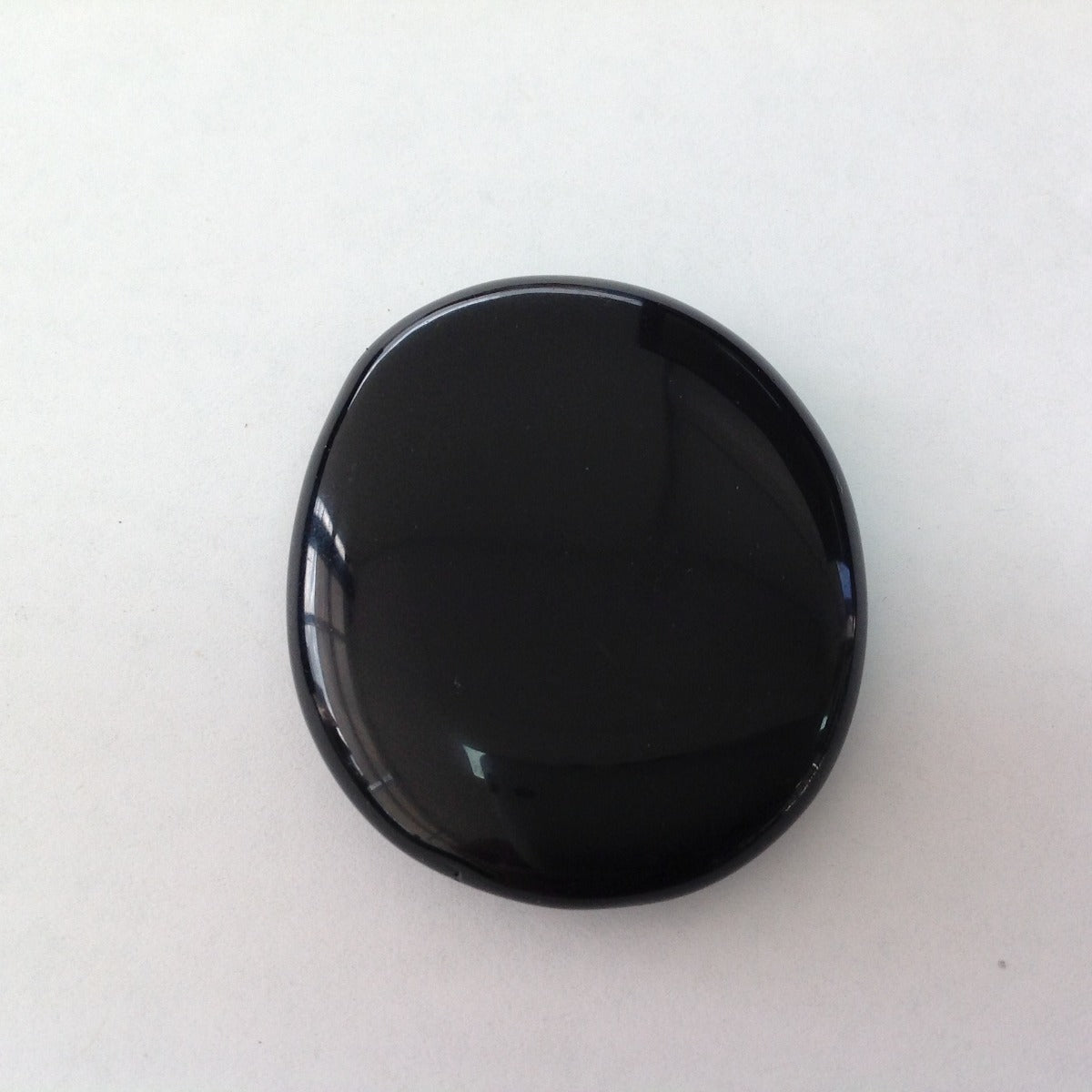 Pocket Palm Stone - Black Obsidian