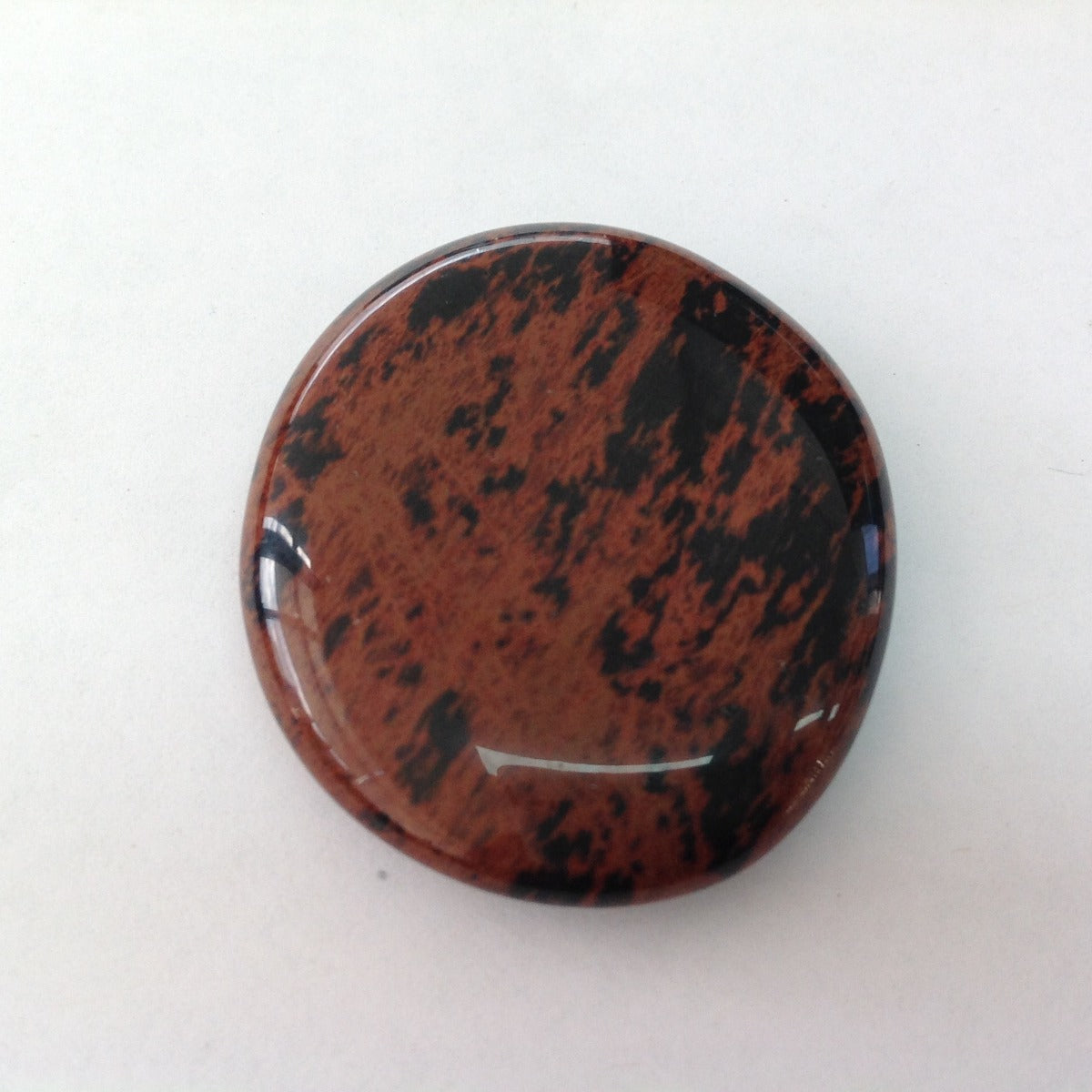 Pocket Palm Stone - Mahogany Obsidian