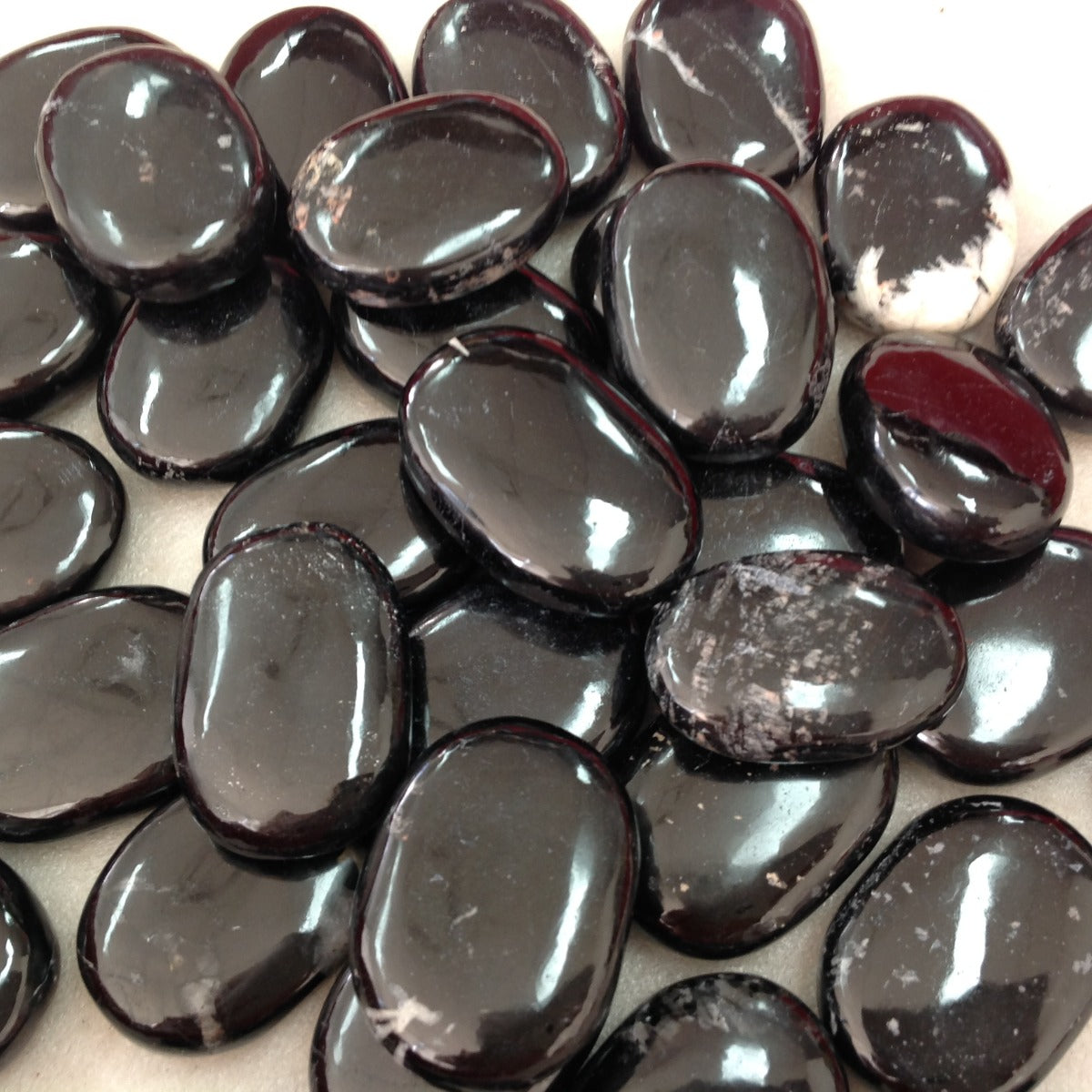 Black Tourmaline Palm Stone 5cm